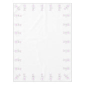 バニー.白とピンク テーブルクロス (正面)