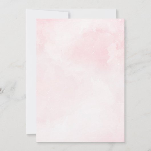 バニー·顔誕生日の招待 招待状 (裏面)