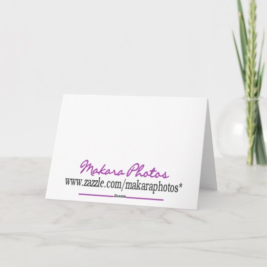 バニーHBDカスタマイズ- カード (裏面)