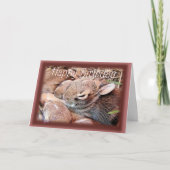 バニーHBDカスタマイズ- カード (正面)