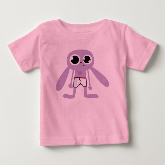 バニーpjアンディ ベビーTシャツ (正面)