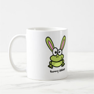 バニーRibbit -ウサギのカエル コーヒーマグカップ