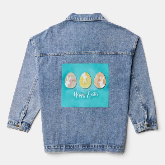 バニーTシャツ デニムジャケット (裏面)