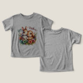 バニーToddler Tシャツ – かわいい快適 (デザイン正面&裏面)