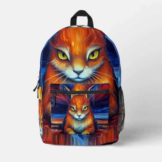 バニ怒ー プリントバックパック (正面)