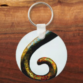 バニ渦巻形のスター キーホルダー (正面)