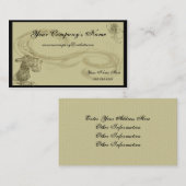 バニ芸術的ーの渦巻き – 名刺 (正面/裏面)