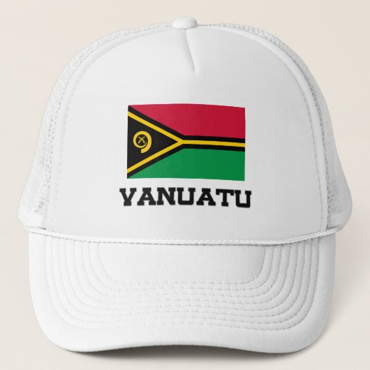 バヌアツの旗 キャップ (正面)