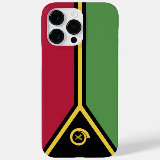 バヌアツの旗 Case-Mate iPhoneケース (裏面)