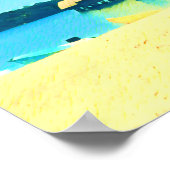 バヌアツの熱帯島のパラダイストラベル ポスター (角)