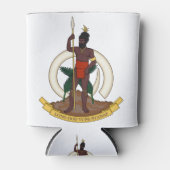 バヌアツエンブレム 缶クーラー (正面)