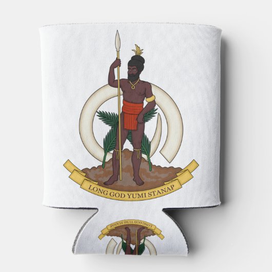 バヌアツエンブレム 缶クーラー (裏面)