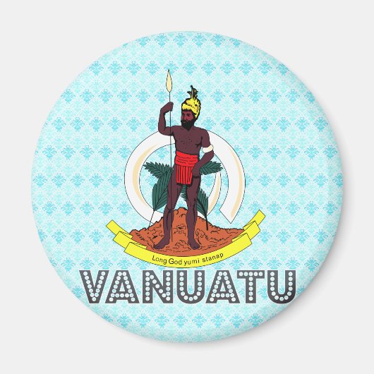 バヌアツコート・オブ・アームズ マグネット (正面)