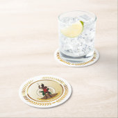 バヌアツコート・オブ・アームズ ラウンドペーパーコースター (インサイチュ)