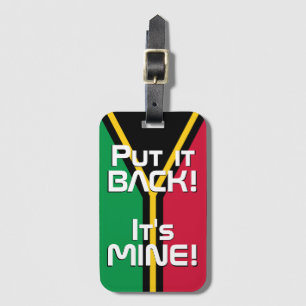 バヌアツ国旗おもしろい国 ラゲッジタグ