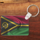 バヌアツ国旗のキーチェーン キーホルダー (正面)