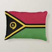 バヌアツ国旗 アクセントクッション (裏面)