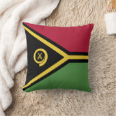 バヌアツ国旗 クッション (ブランケット)