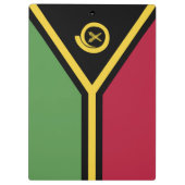 バヌアツ国旗 クリップボード (裏面)