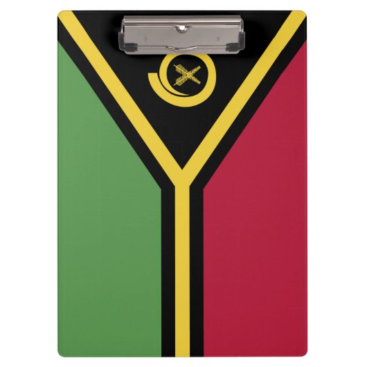 バヌアツ国旗 クリップボード (正面)
