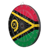 バヌアツ国旗 ダーツボード (正面右)