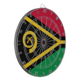 バヌアツ国旗 ダーツボード (正面左)