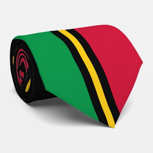 バヌアツ国旗 ネクタイ (ロール)