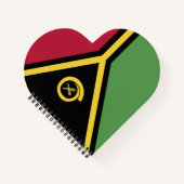 バヌアツ国旗 ノートブック (正面)