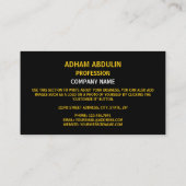 バヌアツ国旗、バヌアツ国旗 名刺 (裏面)