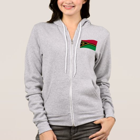 バヌアツ国旗 パーカ (正面)