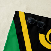 バヌアツ国旗 ビーチタオル (インサイチュ)