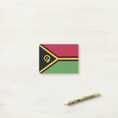 バヌアツ国旗 ポストイット (デスク上)