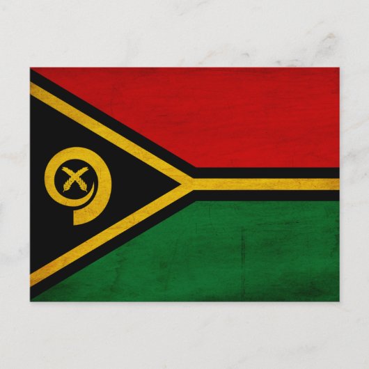 バヌアツ国旗 ポストカード (正面)