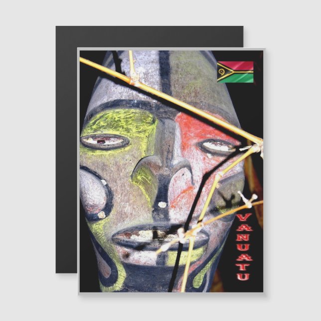 バヌアツ – マスク –  (正面/裏面)