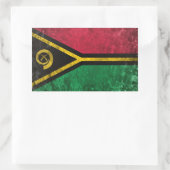 バヌアツ 長方形シール (バッグ)