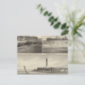 バネガットインレットスティームシップアメリク ポストカード (スタンド正面)