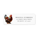 バネバエルチキン ラベル (正面)