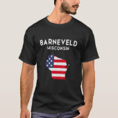 バネフェルドウィスコンシンUSA州アメリカトラベルウィスコ Tシャツ (正面)