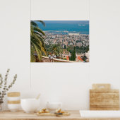 バハイのガーデンズオブハイファ ポスター (キッチン)