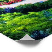 バハイガーデンプリント ポスター (角)