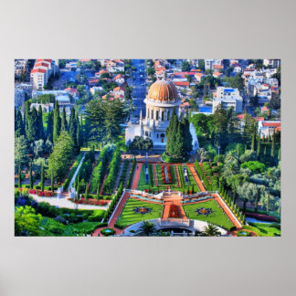 バハイガーデンプリント ポスター