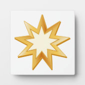 バハイ記号 フォトプラーク (正面)