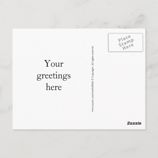 バハイ記号 ポストカード (裏面)