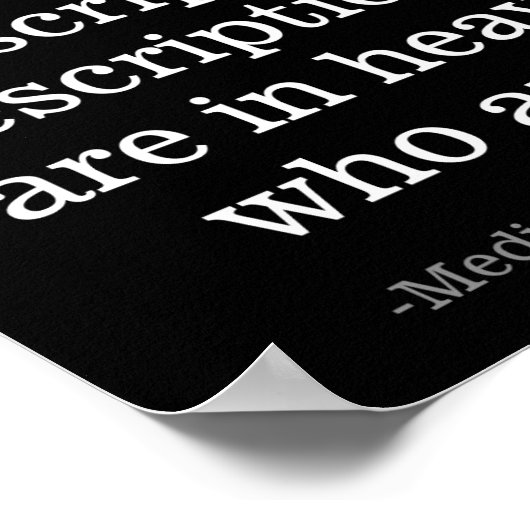 バハイ・ロング・ヒーリング祈りの言葉形容詞ポスター ポスター (角)