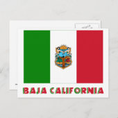 バハカリフォルニア州非公式の国旗 ポストカード (正面/裏面)