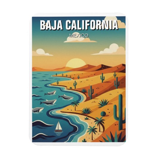 バハカリフォルニア マグネット (縦)