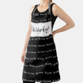 バハバグ黒いクリスマスメンズエプロン エプロン (インサイチュ)