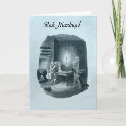 バハバグ・スクルージのクリスマスカード。 シーズンカード (正面)