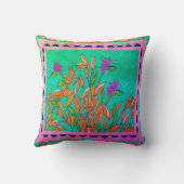 バハバードオブパラダイスヴィンテージ装飾用クッション クッション (裏面)