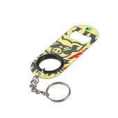 バハマお土産ギフト：エクマバハマ泳ぐ豚 キーホルダー栓抜き (裏面アングル)